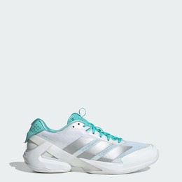 Кроссовки Adidas adizero Ubersonic Tennis Shoes, цвет Cloud White/Silver Metallic/Mint Ton jq6352 | cloud white/silver metallic/mint ton