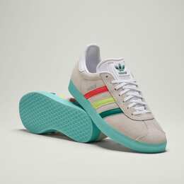 Кроссовки Adidas Gazelle San Jose Earthquakes 2025 Archive Shoes, цвет Cloud White/Lush Green/Bahia Glow jr4176 | cloud white/lush green/bahia glow