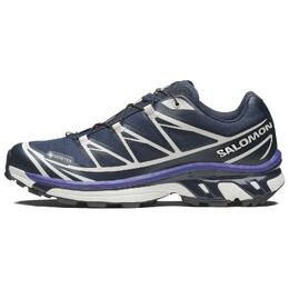 Salomon Кроссовки для бега XT 6 с низким верхом, устойчивые к истиранию и водонепроницаемые, темно-синие, мужские 477325 | dark blue