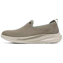 Skechers Мужские повседневные кроссовки Sports Life Collection с низким берцем и износостойкой амортизацией, серо-коричневые 211127-tpe | taupe