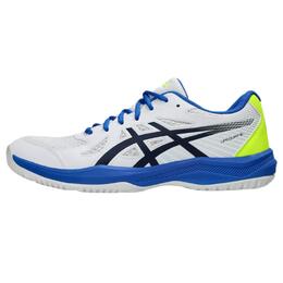 Asics Кроссовки для бадминтона Gel Upcourt 6 с противоскользящим покрытием, низкие, мужские, белые, синие 1071a104-103 | white blue