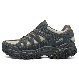 Мужские кроссовки для походов на открытом воздухе, серые, низкие Skechers, Gray 237610-bktp | gray