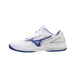 Mizuno Легкие противоскользящие кроссовки Wave Drive с низким верхом, мужские, белые 81ga2205-03 | white/purple blue/silver