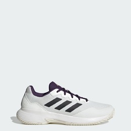Кроссовки Adidas Gamecourt 2.0 Tennis Shoes, цвет Core White/Core Black/Aurora Plum js1949 | core white/core black/aurora plum
