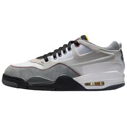Jordan Кроссовки 4 Rm Premium White Black Smoke Grey Fire Red ib8052-100 | gray white