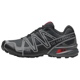 Salomon Кроссовки Speedcross 3 с противоскользящим покрытием, износостойкие, низкие, мужские, цвет черный, голубой 477317 | black cyan