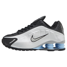 Nike Кроссовки Shox R4 Metallic Silver Black Psychic Blue hq1988-004 | silver black blue