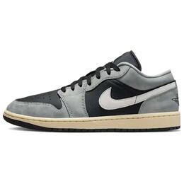 Jordan Кроссовки 1 Low Light Smoke Grey Off Noir hq2010-012 | black gray