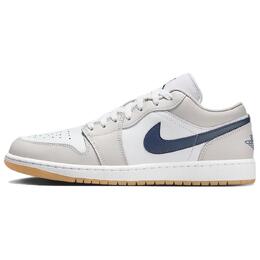 Jordan Кроссовки 1 Low Midnight Navy Neutral Grey 553558-146 | white