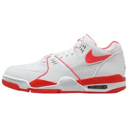 Nike Баскетбольные кроссовки Air Flight 89 с антискользящим покрытием, износостойкие, винтажные, низкие, мужские, белые, красные hj4484-001 | white/dark red