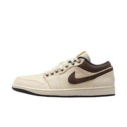 Jordan Кроссовки 1 Low Premium Pale Ivory Off Noir Baroque Brown ib8058-110 | beige yellow