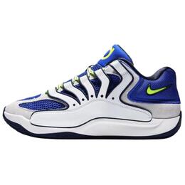 Nike Баскетбольные кроссовки KD 18 с противоскользящей подошвой, износостойкие, мужские, белые, синие hv1991-400 | white blue