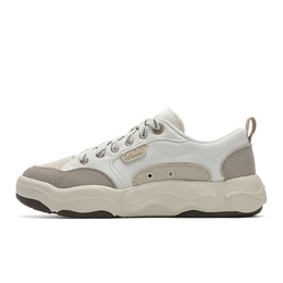 Fila Кроссовки BURGER Hamburger Shoes Wear resistant And Lightweight Low Top Canvas Shoes Men's White Yellow f12m532301fgs | milk white/wheat bran yellow