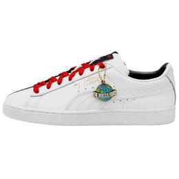 Puma Кроссовки для скейтбординга Shoe Palace x Suede, износостойкие, низкие, белые, мужские 397563-01 | white