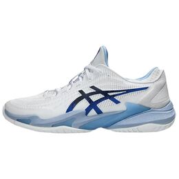 Asics Теннисные кроссовки Court FF 3 Novak с низким верхом, устойчивые к истиранию, мужские, белые, синие 1041a522-967 | white blue