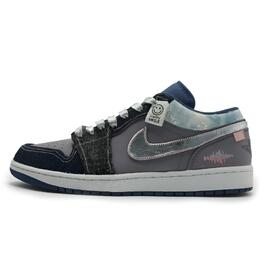 Мужские баскетбольные кроссовки Air 1 Low Top Vintage Jordan, Russet 553558-414（team1322-心动赫兹） | russet