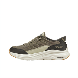 Skechers Повседневные дышащие кроссовки Slip On Casual, мужские, оливково-зеленые 232618-olv | olive green