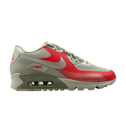Кроссовки Nike Air Max 90 Hyperfuse Premium 'Solar Red', красный 454446 016 | grey/neutral grey-solar red