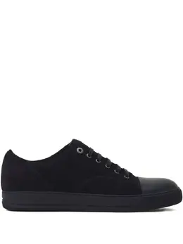 Lanvin-Sneakers In Pelle Scamosciata Con Punta A Contrasto-Uomo 52541859037524