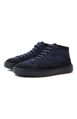 Замшевые кеды Cleanic Santoni mbcg221410caka0l