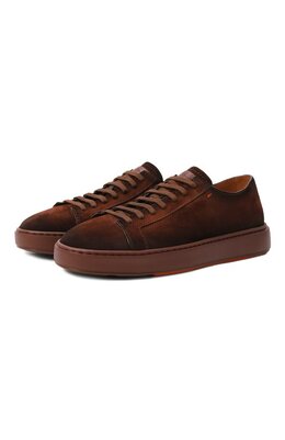 Замшевые кеды Cleanic Santoni mbcg21571f0xca0l