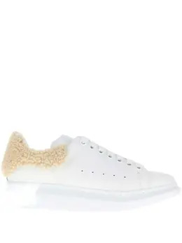Кожаные кроссовки с отделкой из овчины Alexander McQueen, белый 31970870 | белый