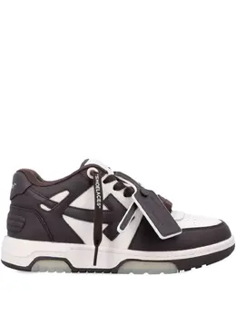 Off-White Our Of Office arrow-logo leather sneakers 31996708