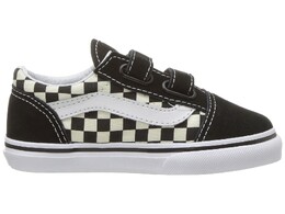 Кроссовки Vans Kids Old Skool V (Toddler) 8456758 | (primary check) black/white