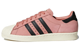 Кроссовки для скейтбординга Superstar женские низкие розовые/черные Adidas cq2513