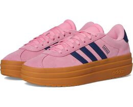 Кроссовки Adidas Kids VL Court Bold Shoes, цвет Bliss Pink/Dark Blue/Gold Metallic 10000273 | bliss pink/dark blue/gold metallic