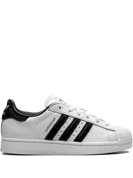 Adidas Superstar II pony-hair sneakers 31860062