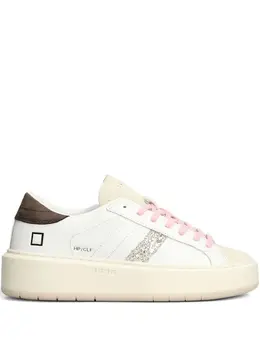 D.A.T.E. Hill glitter-stripe platform sneakers 31813003
