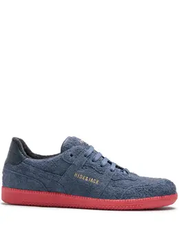 Hide&Jack logo-print suede sneakers 30692919