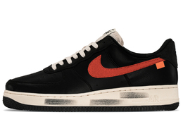 Nike Кроссовки Air Force 1 для скейтбординга, износостойкие, низкие, мужские, черно-белые hq4987-010(teama-小雏) | black white