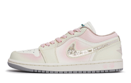 Jordan Баскетбольные кроссовки Air 1 Vintage, унисекс, низкие, бежевые/розовые ih7323-100(team1189-女款粉饰韶华) | beige pink