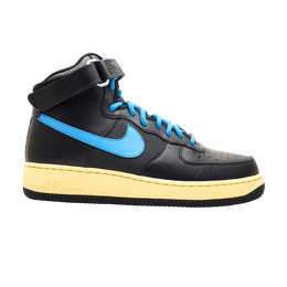 Кроссовки Nike Air Force 1 Premium Zf, черный 349384 041 | black/vivd blue
