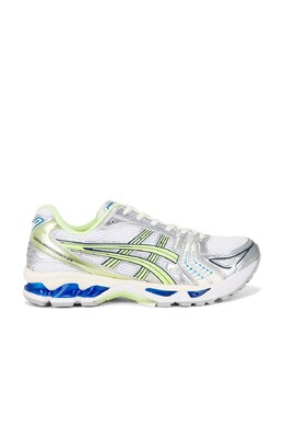 Кроссовки Gel-kayano 14 Asics, White & Lime Green afsc-mz233 | white & lime green