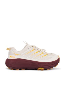 Кроссовки Mafate Three2 Hoka, Vanilla & Varsity Burgundy hokf-mz75 | vanilla & varsity burgundy