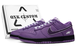Nike Кроссовки для скейтбординга Dunk Purple Cyclone Box, износостойкие, низкие, женские, ночные, фиолетовые dd1873-108(team1291-紫旋风sbox) | night purple[box limited edition]