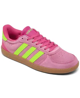 Женские кроссовки Break Net Sleek Casual от Finish Line Adidas, розовый 23984066 | magenta, lemon, pink
