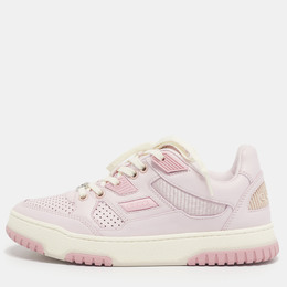 Gucci Pink Leather Jones Sneakers Size 35 1211851