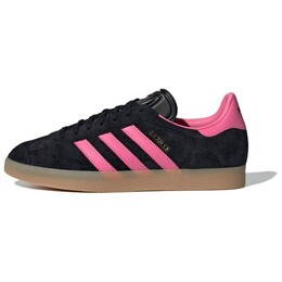 Кроссовки Adidas Gazelle Skateboarding Shoes Women's Low-top Black/pink, черный/розовый jh5667 | black/pink
