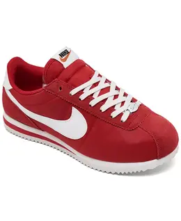 Женские повседневные кроссовки Cortez Nylon от Finish Line Nike, красный 19888773 | red, sail