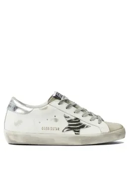 Golden Goose-Super-Star Sneakers & Slip-On Bianco-Donna 52572894789972