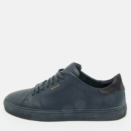 Axel Arigato Navy Blue Leather Low Top Sneakers Size 47 1212201