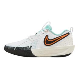 Nike Баскетбольные кроссовки GT Cut 3 с противоскользящей амортизацией и отскоком, низкие, белые hm3723-101 | white/black/sail white/all orange/frost green/playful pink