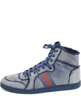 Gucci suede high-top sneakers 30310751