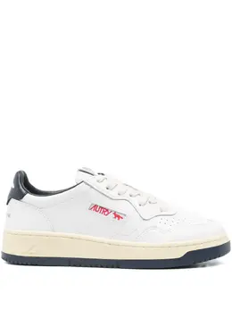 Autry x Maison Kitsuné leather low-top sneakers 31937429