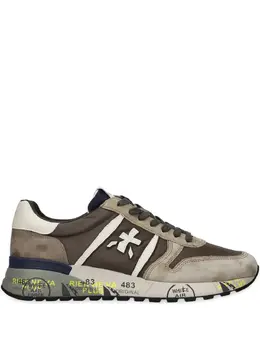 Premiata Lander cross-detail suede sneakers 32050275