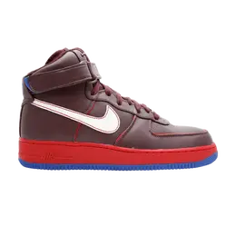 Кроссовки Nike Air Force 1 High Premium 'Barkley Pack', красный 317313 611 | deep burgandy/sail-varsity red